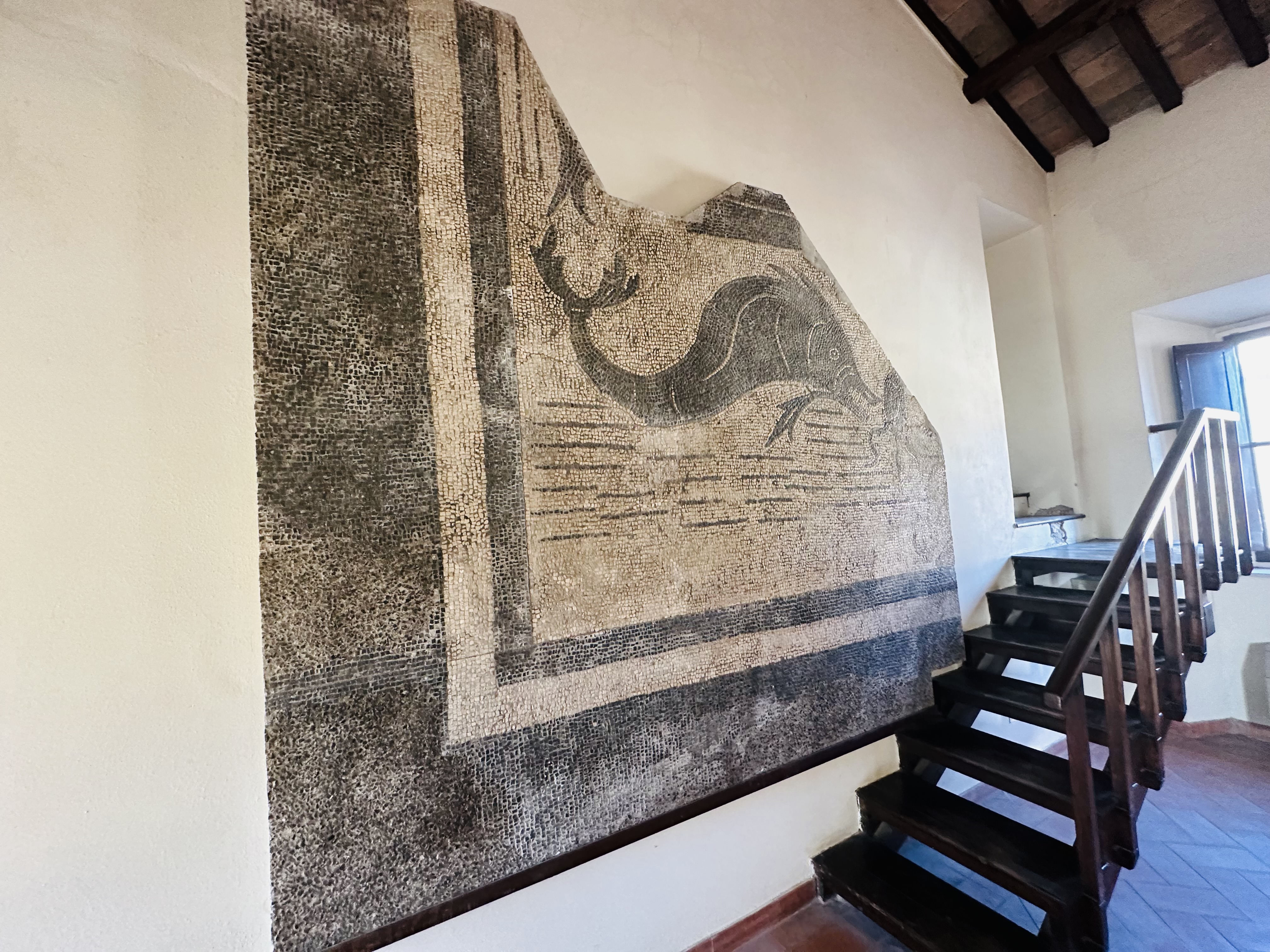 モザイク画の展示